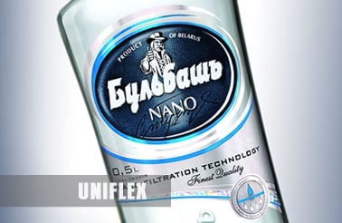 Самоклеящаяся этикетка для водки