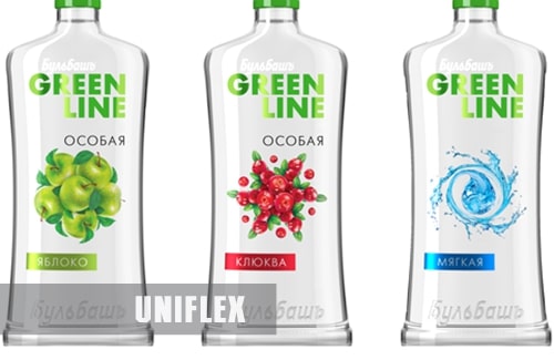 Самоклеящаяся этикетка для Бульбашъ Greenline