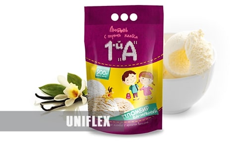 Пакет дой-пак для мороженого