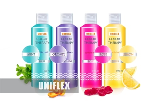 Этикетка линейки гелей для душа